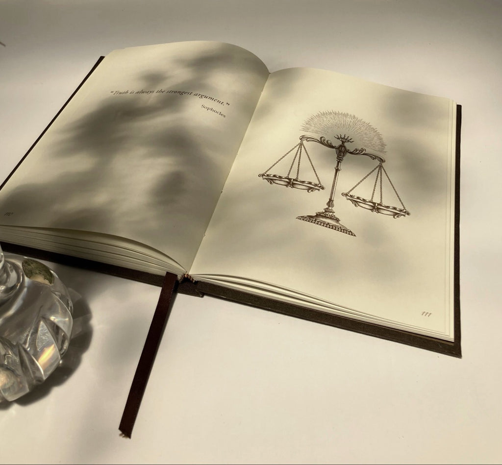 Worry journal open page 